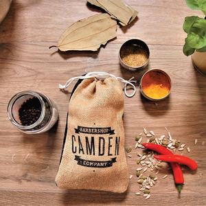 Sac de shopping en jute à cordon de serrage en gros, sac à cordon de serrage uni, fabriqué en jute uni, sac en jute pliable, style uni - Product Image 6