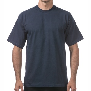เสื้อยืดคอกลมแขนสั้นสีกรมท่าสำหรับผู้ชาย ทรงปกติ ผ้าฝ้าย 100% สีพื้น ผ้าเจอร์ซีย์ถัก ระบายอากาศได้ดี แห้งเร็ว รุ่น 2027 - Product Image 1