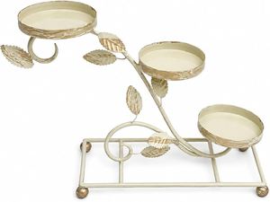 Candelabro y Soporte de Hierro Rústico Antiguo, Hecho a Mano, Duradero, Decorativo para el Hogar, Jardín, Bodas y Eventos - Product Image 6