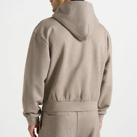 Nouveau survêtement pour homme de haute qualité, dernière mode, surdimensionné, personnalisé, à capuche, fermeture éclair, couleur unie, style survêtement surdimensionné pour homme