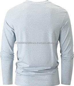 Camiseta de Manga Larga 100% Algodón Lisa de Alta Calidad - Product Image 4