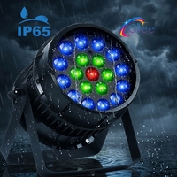Projecteur PAR LED extérieur étanche 19*15W 19x15W RGBW RGBA 4-en-1 avec zoom IP65 pour événements scéniques et concerts