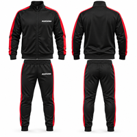 Survêtement d'entraînement de football personnalisé par sublimation pour hommes, veste et pantalon d'échauffement pour équipe, survêtement de football OEM sous marque privée
