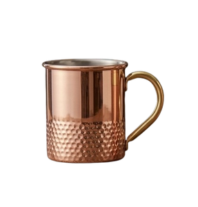 Tasse Julep en cuivre personnalisée, design très populaire, en métal et verre, idéale pour la maison, sans danger pour les aliments, pour glace pilée - Product Image 6