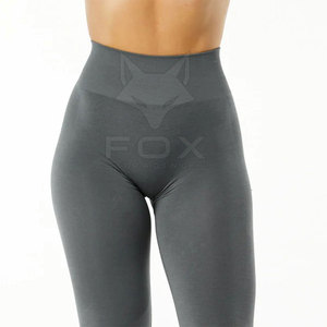 High Quality Wholesale Knitted Elastic Waist Yoga <b>Leggings</b>-Lightweight Eco-Friendly Quick Dry <b>Hot</b> Sale Latest Design Reasonable - Product Image 3