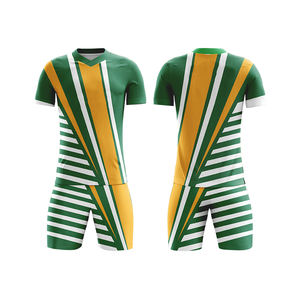 Wholesale Soccer Uniforms Men Retro Football Jerseys Quick Dry Football Jerseys High Quality Plain Soccer Tracksuit Custom Team - Product Image 3