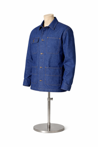 Chaqueta de Trabajo Vintage JK1202 de Lona – Abrigo de Trabajo para Hombre con Cierre Frontal a Prueba de Viento y Cuello de Pana - Product Image 3