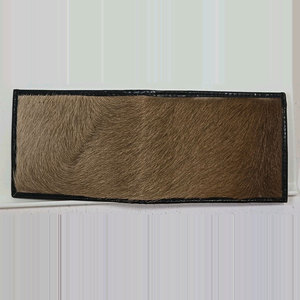 Nouveau portefeuille en cuir de vachette véritable fait main avec poils, élégant porte-cartes pour homme, dernier design, portefeuilles tendance - Product Image 2