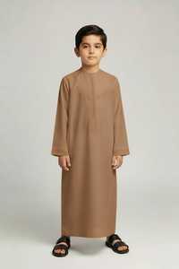 ชุดโทบแบบอิสลามสำหรับผู้ชายไซส์ใหญ่ OEM 2026 คุณภาพสูง สไตล์อาหรับดูไบ แขนสั้น สีพื้น น้ำหนักเบา ระบายอากาศได้ดี - Product Image 2