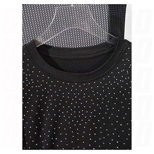OEM 2026 Men’s Rhinestone T Shirts Crewneck Short Sleeve Casual Summer <b>Tops</b> <b>Sparkly</b> Graphic Fashion Party Club Streetwear - Product Image 2