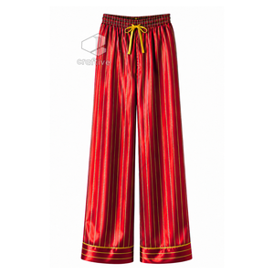 NSPDK Sorority Women's Striped Pajama Set Button-Front PJs With Drawstring Pants Soft Comfortable Sleepwear Cozy Loungewear - Product Image 5