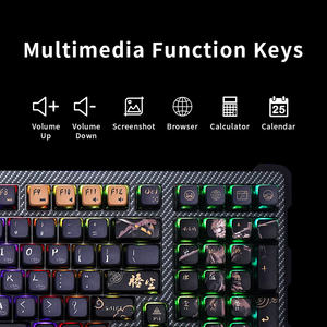 Kailh Brand New Arrival Triple-Mode Silent Mechanical Gaming RGB Backlit Hot-Swap Full Size Type-<b>C</b> Keyboard - Product Image 3
