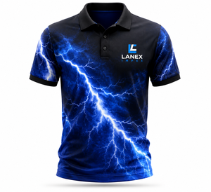 เสื้อโปโลซับลิเมชั่นลายพิเศษสำหรับผู้ชาย แห้งเร็ว ระบายอากาศได้ดี ผลิตจากโพลีเอสเตอร์ เหมาะสำหรับกีฬากอล์ฟ ชุดยูนิฟอร์มทีม พร้อมสกรีนโลโก้ตามสั่ง - Product Image 2