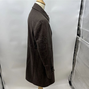เสื้อโค้ทขนสัตว์ผู้ชายแบบยาว ดีไซน์สั่งทำคุณภาพสูง ผลิตจากผ้าพรีเมียม ราคาโรงงานโดยตรง MOQ ต่ำ ผู้ผลิตจากปากีสถาน - Product Image 4