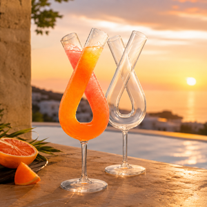 Copas de Cóctel Transparentes de Borosilicato Hechas a Mano de 250 ml, Copas de Martini y Margarita Sin Plomo, Cristalería Reutilizable al por Mayor - Product Image 5