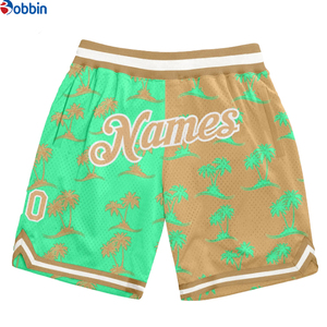 Pantalones Cortos de Playa para Hombre, Transpirables, Sublimados Personalizados, de Poliéster, Holgados, con Estampado Completo, de Malla, para Entrenamiento - Product Image 1