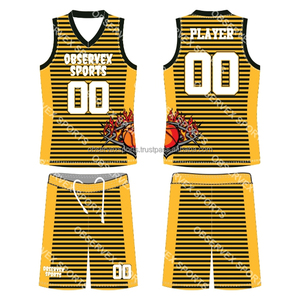 Venta Directa de Fábrica, Uniforme de Baloncesto Transpirable de Alta Calidad, Jersey de Baloncesto Personalizable de Primera Categoría para Deportes de Verano - Product Image 5