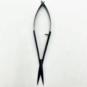 Tijeras de Maquillaje Profesionales de Acero Inoxidable Curvadas, Punta Afilada, Diseño No Plegable para Diestros, para Recortar Cejas - Product Image 2