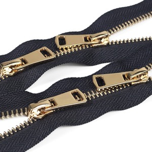 High Quality No. 8 Metal <b>Zipper</b> No. 8 Gold-Tone Metal <b>Zipper</b> Factory - Product Image 5