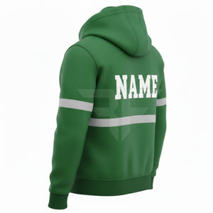 Sudadera con Capucha Bordada con Logotipo, Parche de Chenilla, Sudadera Deportiva de Alto Rendimiento - Product Image 2