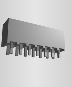 ขั้วต่อไฟฟ้าแบบแยกส่วนรุ่นใหม่ของแท้จาก Samtec รุ่น IPT1-107-01-L-D - Product Image 3
