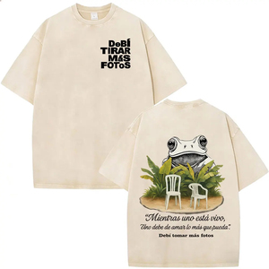 เสื้อยืดผ้าฝ้ายคุณภาพสูง สกรีนโลโก้ได้ เนื้อผ้านุ่มสบาย ใส่สบายๆ ผู้ผลิตขายส่ง - Product Image 1