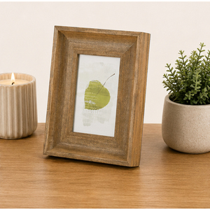 <b>Vintage</b> Wooden Photo <b>Frame</b> Eco Friendly Natural Solid Wood <b>Picture</b> <b>Frame</b> for Tabletop Display Minimalist Home Office Decor - Product Image 4