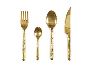 Ensemble de couverts modernes en acier inoxydable, légers et compatibles lave-vaisselle, pour cuisine, hôtellerie, traiteur, mariages et usage quotidien - Product Image 1
