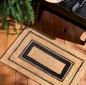 Alfombra de Yute Trenzada y Tejida Ecológica para Sala de Estar, Dormitorio, Comedor, Hotel, Resort, Tamaño Personalizado, OEM, ODM, Venta al Por Mayor - Product Image 2