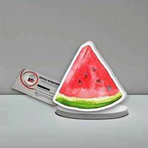 แผ่นแม่เหล็กอะคริลิคสำหรับต่อขนตา รูปหัวใจผีเสื้อ ลายแตงโม แบรนด์ส่วนตัว ใช้ซ้ำได้ เป็นมิตรกับสิ่งแวดล้อม อุปกรณ์เสริมความงามสำหรับต่อขนตา - Product Image 2