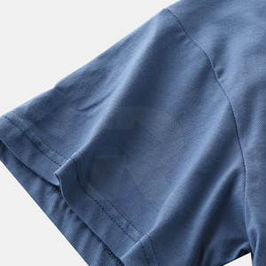 Camiseta de Hombre 100% Algodón, Color Personalizado, Nueva en Stock, Logotipo Impreso al por Mayor, Tela de Felpa de Alta Calidad, Ecológica - Product Image 4