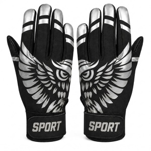 Guantes de Bateo de Béisbol de Cuero con Logotipo Personalizado al por Mayor, Novedad 2026, Diseño Transpirable de Búho, Antideslizantes, para Adultos - Product Image 5