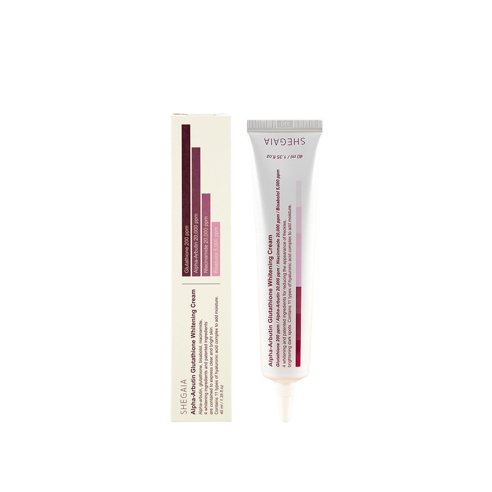 SHEGAIA Glutathione Whitening Cream for All Skin Types - Brighten Spots, Pigmentation & Dullness with Hyaluronic Acid SHEGAIA Glutathione Whitening Cream for All Skin Types - Brighten Spots, Pigmentation & Dullness with Hyaluronic Acid