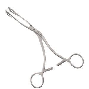 Pinzas de agarre pulmonar Lovelace con mandíbulas anguladas lateralmente de 25.0 mm de ancho y una longitud total de 19 cm - Product Image 1