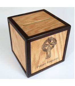 Hucha de madera maciza personalizada para adultos, gran capacidad, caja de ahorro de monedas, caja de sugerencias de madera grabada, elegante para oficina - Product Image 1