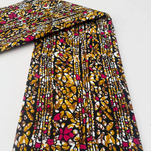 Tissu africain en coton imprimé à la cire de Freetown de haute qualité pour les robes élégantes, les tenues traditionnelles et la décoration intérieure - Product Image 1
