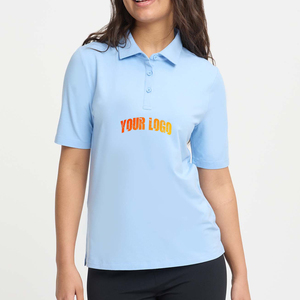 Nueva Llegada, Camiseta Polo de Manga Corta para Hombre y Mujer, Camisetas Polo de Algodón de Primera Calidad en Color Gris para Mujer - Product Image 1