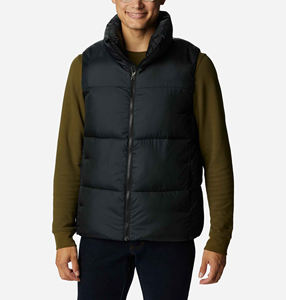 Gilet matelassé décontracté pour homme 2025, résistant à l'eau, sans manches, col montant, fermeture éclair, chaud pour l'hiver, 3 poches, personnalisable - Product Image 2