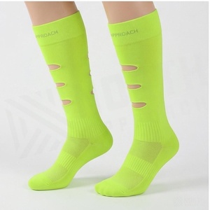 North Approach <b>Knee</b> <b>High</b> <b>Socks</b> Green Breathable Running <b>Socks</b> for Adults Summer Season - Product Image 3