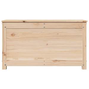Caja de Almacenamiento Decorativa de Madera de Pino Sólido Natural, 31.5x15.7x17.9 Pulgadas - Product Image 5