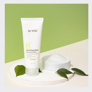 โฟมล้างหน้าขายดี Deycell Dr Vita Kaepsyul Cleansing Foam 100 มล. ผลิตภัณฑ์ทำความสะอาดผิวหน้า - Product Image 1