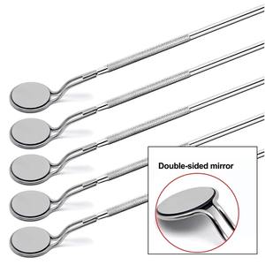 Espejo bucal dental de doble cara antivaho reutilizable para clínica dental, herramienta de examen oral - Product Image 1
