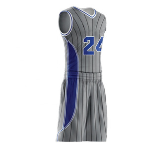 Sports Basketball Uniform Sleeveless Jersey And Shorts Breathable Mesh Fabric Quick Dry <b>Athletic</b> Wear Designed For Practice - Product Image 3