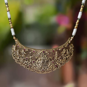 Krishna Radha Fine Choker Necklace Set - Product Image 3