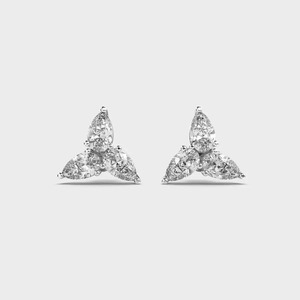 Indian Manufactured Moissanite Diamond <b>Earrings</b> Set IGI Certified Trendy for Birthday Engagement Graduation Gifts - Product Image 2