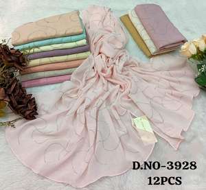 Collection Luxe Garden Blossom : Châles de soirée brodés en tulle - Style D.NO-3928 |   Lot de 12 tons pastel et terreux assortis - Product Image 3