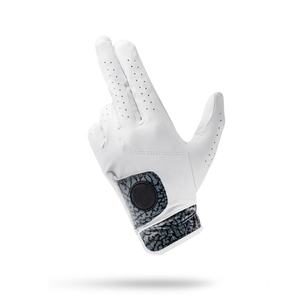 Guantes de Golf de Cuero Personalizados con Diseño Nuevo, Guantes de Golf de Cuero Cabretta con Marcador de Pelota, Guantes de Golf para Hombre, Mano Izquierda y Derecha, Dedos Completos - Product Image 2