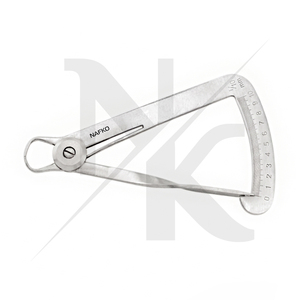 Premium Silver Degree Gauge Thickness Spring Caliper Pocket Precision Degree Gauge 10mm Stainless Steel Jewelry Making <b>Tools</b> - Product Image 5