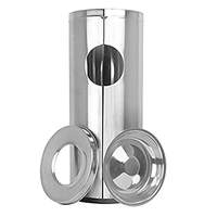Poubelles à Cigarettes Réutilisables Écologiques en Acier Inoxydable Bold Blossom, Type Couvercle Roulant, pour Intérieur/Extérieur, Vente en Gros