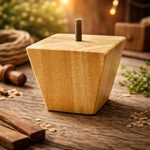 Square Wooden <b>Sofa</b> Legs Replacement Furniture <b>Feet</b> Solid Wood Cabinet Table Chair Legs OEM Factory - Product Image 3